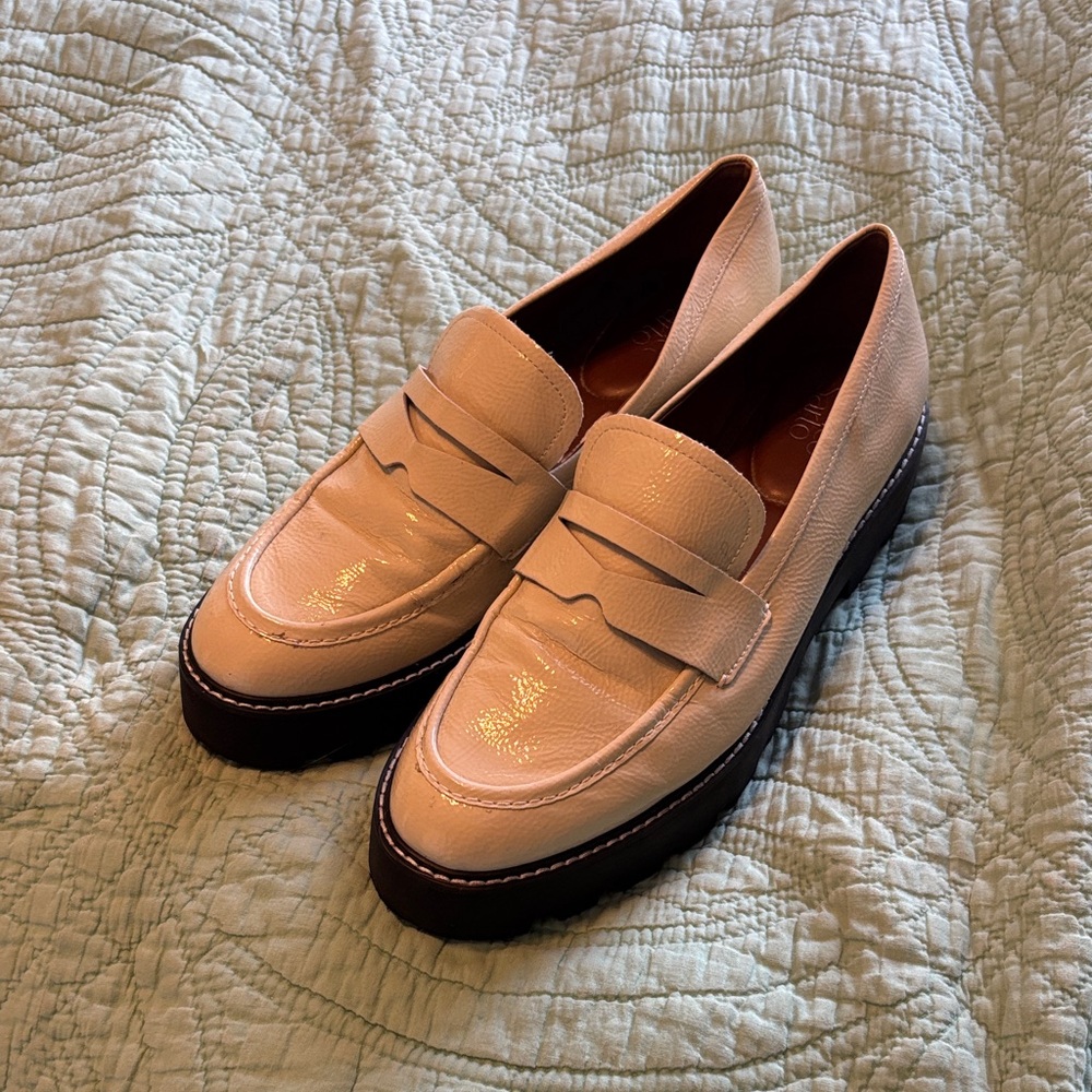 Franco Sarto Cream Loafers